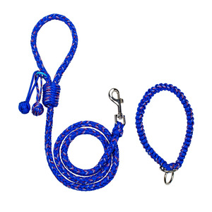 High Strength Braided Nylon <b>Dog</b> Collar <b>Leash</b> Set - Product Image 4