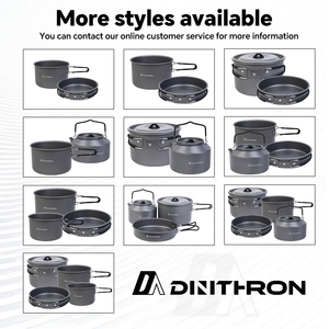 Ensemble complet de matériel de cuisine de camping, cuisinière de camping portable efficace <span class=keywords><strong>et</strong></span> ensemble de matériel de cuisine ; parfait pour la cuisine en camping - Product Image 4