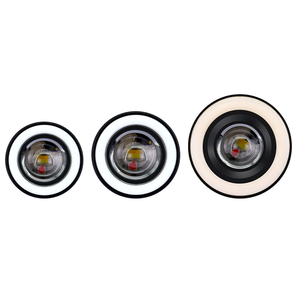 Faro Delantero LED de 15W para Motocicleta con Anillo Halo de Doble Color, Resistente al Agua IP68, Luces Antiniebla, Proyector, Luz Estroboscópica de Trabajo - Product Image 2