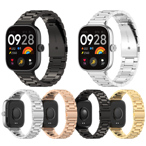 Correa de Acero Inoxidable para Redmi Watch <span class=keywords><strong>4</strong></span>, Correa de Repuesto de Metal de Lujo para <span class=keywords><strong>Xiaomi</strong></span> <span class=keywords><strong>Mi</strong></span> Band 8 <span class=keywords><strong>Pro</strong></span>, Brazalete Deportivo - Product Image 5