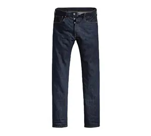 Wholesale custom OEM fashion man black blue jeans denim 501 FIT MEN'S JEANS straight pants