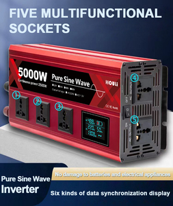 HOULI multi-interface 5kw 12V <span class=keywords><strong>48</strong></span> Volts Dc <span class=keywords><strong>220</strong></span> Volts Ac onduleur générateur à onde sinusoïdale Pure 5kw onduleur - Product Image 5