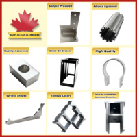 Pièces usinées CNC en aluminium Mapleleaf, service d'usinage CNC sur mesure, usinage CNC du métal aluminium