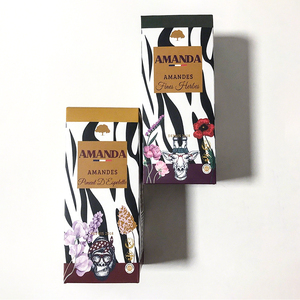 กล่องใส่น้ำมันหอมระเหยแบบพับได้สี่เหลี่ยมกระดาษแข็งสีดำออกแบบโลโก้ได้ตามต้องการ - Product Image 1