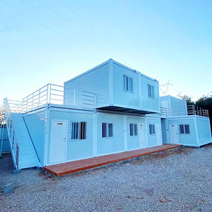 منزل حاويات فولاذي قابل للتوسيع مسبق الصنع بطول 20 قدمًا للفنادق والمتاجر، مكتب جاهز للاستخدام، منزل مسبق الصنع - Product Image 1