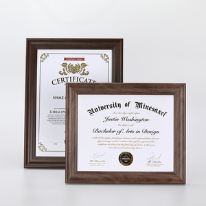 フォトフレーム壁と卓上ディスプレイプラスチックウッドPS紙素材タイプ写真フレーム - Product Image 1