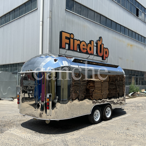 Fully Equipped Concession Food Trailer Mobile <b>Camping</b> Travel Dining Car Beautiful Appearance - Product Image 2