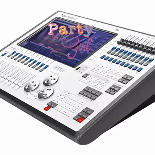 mini pearl wing stage lighting console channel quartz art net dmx 512 2 Tiger Touch Controller i7cpu led par 15.6in SCREEN