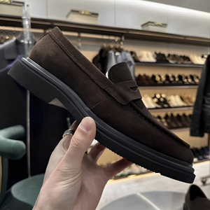 <span class=keywords><strong>Scarpe</strong></span> Eleganti da <span class=keywords><strong>Uomo</strong></span> d'Affari Beijiang Wolf Marchio di Tendenza Slip-On Basse in <span class=keywords><strong>Pelle</strong></span> Traspiranti con Punta Tonda e Fondo Spesso - Product Image 4