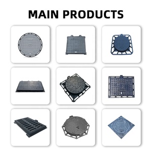 Tapa de registro de hierro dúctil personalizada D400 L3t L2t L4t de 600*600 para tanque de combustible con cerradura - Product Image 2