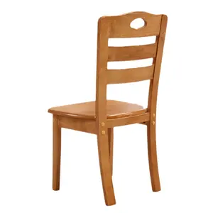 Supplier Wholesale Low Price Solid Wood Classic Home Furniture High Back Hotel Restaurant Dining Chair