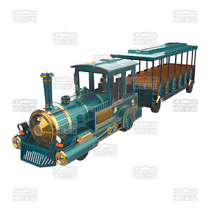 Manèges d'attractions de parc pour enfants et adultes Attraction de train sans rail de route touristique électrique Tours de train pour enfants à vendre - Product Image 6