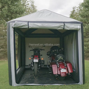 Gran oferta, cubierta inflable plegable para motocicleta de alta calidad, cochera, carpa portátil para motocicleta, garaje para motocicleta - Product Image 1