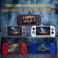 Console de jeu portable X53, écran HD de 5,1 pouces, lecteur rétro portable, plus de 7000 jeux, musique, vidéo, prise en charge des livres électroniques