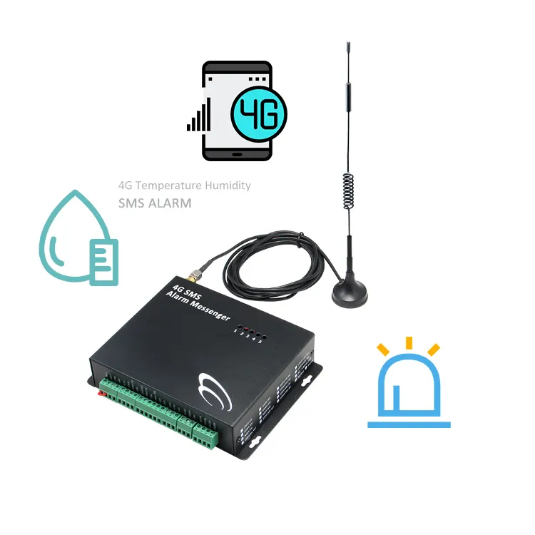 4G SMS Alarm Temperatur und Humodität GSM Iot GSM RTU Datenlogger Wireless Alarm GSM Wireless Detektor