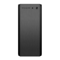 GAMEMAX High-End Silent Noise Killing MicroATX/ITX Gaming PC Cabinet Mid Tower Audio Front Port Metal Plastic Case 12cm Fan