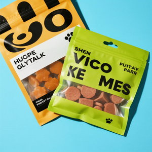 Tùy chỉnh nắp kéo Ziplock Ba bên niêm phong túi phẳng Pouch với eruo lỗ yin-yang túi cho thức ăn vật nuôi túi nhựa - Product Image 4