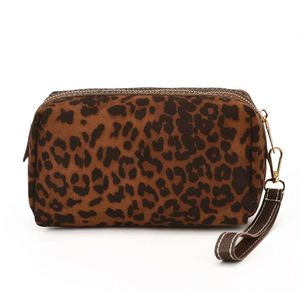 2026 New Waterproof Trendy Leopard Print PU Waterproof Zipper <b>Makeup</b> <b>Bag</b> <b>Large</b> Capacity Portable Cosmetic for <b>Bag</b> for Women T... - Product Image 3