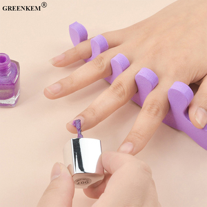 Wholesale Custom Double Color Foot Shape Toe Dividers Finger Separators Eva <strong>Toenail</strong> Spacer - Product Image 2