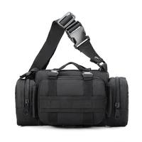 Sac de caméra tactique Molle d'extérieur en gros, étanche, en tissu résistant aux déchirures, durable, protection solaire, housse de ceinture en polyester pour le sport