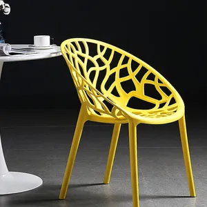 Cadeira de lazer simples sala de estar móveis cadeira livre amostra design pp móveis de plástico moderno