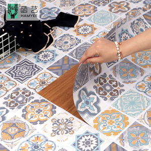 Pegatina de suelo de madera resistente al agua para pelar y pegar, pegatina de suelo de vinilo de lujo impermeable, pegatina de suelo de baldosas de mármol - Product Image 6