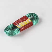 Corde à linge en fil d'acier recouvert de PVC, corde de séchage résistante aux intempéries pour balcon, cour, intérieur et extérieur
