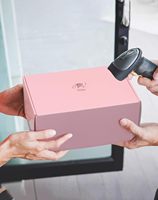 Boîtes d'expédition auto-érectables personnalisées en carton ondulé avec fermeture éclair, gaufrage et matériaux recyclés pour cadeaux d'entreprise et petites entreprises