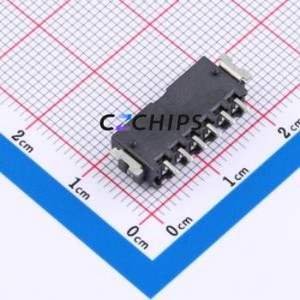 1778803 Plug-in Terminal Block P=2.5mm Connector ( Pitch: 2.5mm )( Color: Black )( Total PIN Count: 6P )( Number of Rows: 1 ) - Product Image 2