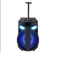 Haut-parleur passif de 12 pouces pour home cinéma, 5.0 20W sans fil, avec télécommande LED RGB, karaoké, prise en charge de 2 micros