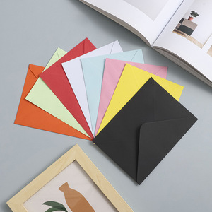 Custom Printed Luxury Eco-friendly Non-toxic Greeting Invitation <b>Gift</b> <b>Envelopes</b> High Quality Kraft Paper Custom Logo Wholesale - Product Image 1