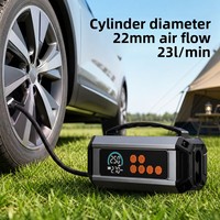 Stand-up Paddleboard Inflator Tent Pump Kayak Air Pump Car-Mounted Tire Inflator Car Jump Starter All-In-One Inflation ABS