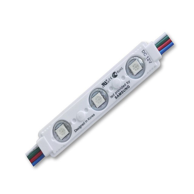 RGB Led Module SMD5050 3led 12v Injection Rgb Led Module Light