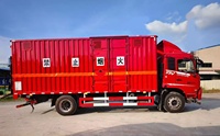 Dongfeng Sinotruk HOWO 4X2 Camión de Carga Personalizado para Transporte de Mercancías Peligrosas y Explosivos con Caja Cerrada