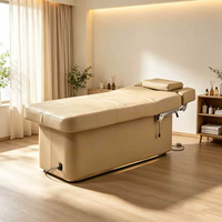 Multifunktionale Kosmetikliege für Spa und Salon mit Höhenverstellung, Abnehmbarer Kopfstütze und Wasserdichter Oberfläche