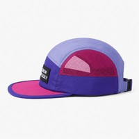 Casquette de camionneur décontractée d'été en polyester 100% hydrofuge avec logo personnalisé tissé, 5 panneaux, visière plate et dos en maille, vente en gros