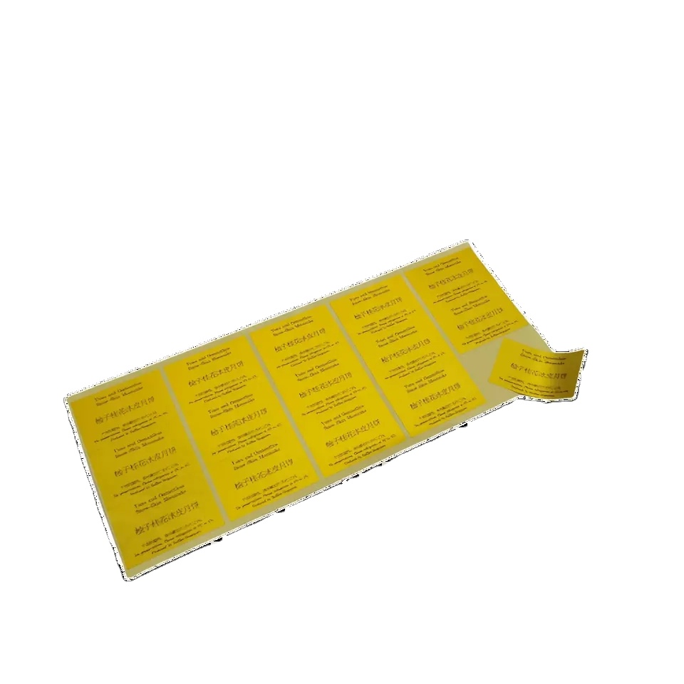 Labels Custom Waterproof Brand Packaging Labels Self Adhesive Direct Heat Transfer Labels
