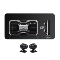 Aoocci C9 Promax 6" GPS moto CarPlay sans fil Android Auto avec double caméra AHD 1080P pour moto universelle
