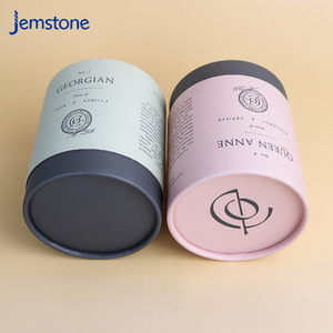 Logotipo impreso personalizado proveedores experimentados caja de tubo de papel biodegradable embalaje con logotipo personalizado - Product Image 3