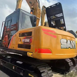 Excavatrice Sany Sy135C originale en bon état machines de construction hydrauliques avec pompe moteur d'occasion de la Chine - Product Image 1