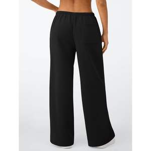 กางเกงจ็อกเกอร์ทรงหลวมเอวต่ำสำหรับผู้หญิง คอลเลคชั่นฤดูใบไม้ร่วงปี 2025 พร้อมเชือกผูกและกระเป๋า ไซส์ควีน - Product Image 3