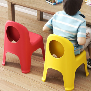 PolkaDot bangku plastik rendah dapat ditumpuk, kualitas tinggi desain portabel untuk aplikasi kamar tidur kontemporer - Product Image 4