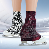 Pantalon de patinage artistique unisexe Four Seasons avec protège-jambes personnalisés Performance Wear Ice Skate Accessories