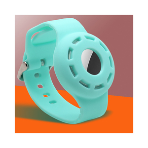 Funda de Silicona Líquida Antipérdida para <span class=keywords><strong>AirTag</strong></span> con Cordón, Diseño Deportivo Resistente a Impactos, Correa de Muñeca con Alivio de Tensión - Product Image 1