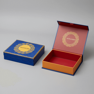 Wholesale Custom Logo Hard Cosmetics Cardboard Gift Magnetic <b>Box</b> Recyclable Gift Packaging <b>Box</b> With Inserts - Product Image 1