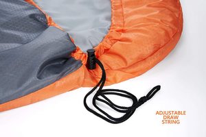 Fábrica profesional de algodón orgánico, único logotipo OEM bolsa de dormir con cordón - Product Image 6