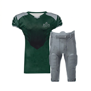 Offre Spéciale uniforme de football américain à manches courtes respirant de haute qualité au prix de gros - Product Image 1