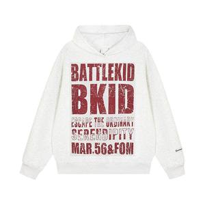 เสื้อฮู้ดสไตล์เรโทรสำหรับฤดูใบไม้ร่วงและฤดูร้อน ทรงหลวม โอเวอร์ไซส์ สำหรับคู่รัก สตรีท ฮิปฮอป กันลม ระบายอากาศได้ดี - Product Image 3