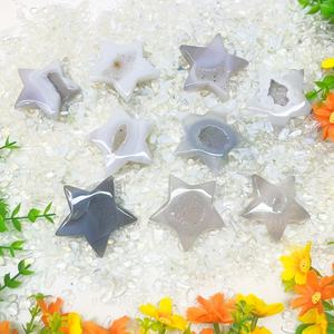 Venta al por Mayor de Estrellas de Ágata Pulida Estilo Bohemio, Cristal Natural Curativo de 5-6cm, Tendencia de Moda para Decoración del Hogar y Regalos - Product Image 1