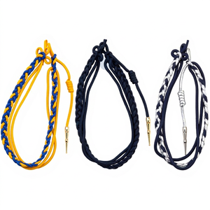 Dress Uniforms Staff <b>Lanyard</b> French Fourragere Shoulder Cord Colorful Citation Box Brass Tip Brass Hook Customizable 100% Nylon - Product Image 1